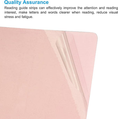 PATIKIL A4 Size Guided Reading Sheet, Light Orange - Image 5