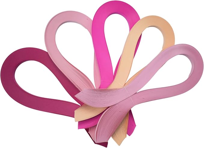 CrafTreat Pink Quilling Paper Strips - Image 2
