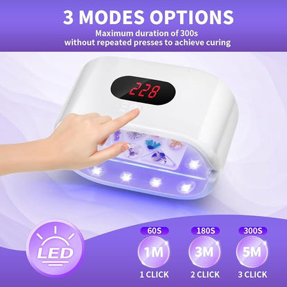 UV Light for Resin, 36W Double Side Fast Curing UV Resin Light - Image 2