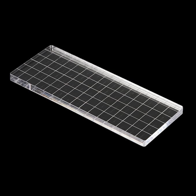 PATIKIL 6" x 3" Acrylic Stamp Block - Image 4