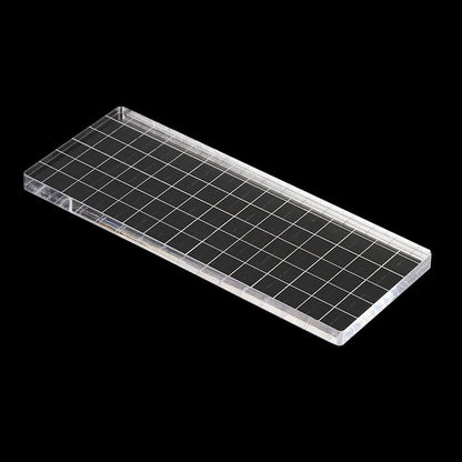 PATIKIL 6" x 3" Acrylic Stamp Block - Image 4