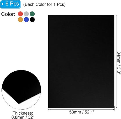 PATIKIL 3.3x2.1x1/32inch Anodized Aluminum Sheet Set - Image 2