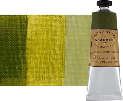 Charvin Extra Fine Oil Paint, Olive Green 60 ml by Unknown