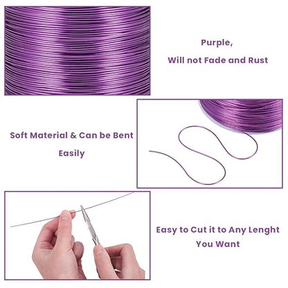 BENECREAT 20 Gauge 770FT Aluminum Wire Anodized Jewelry Craft Making Beading - Image 2
