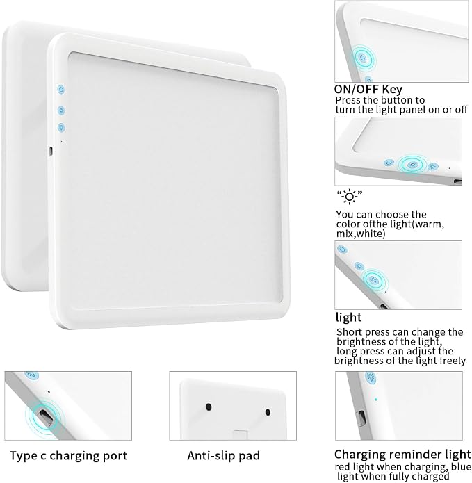 Rechargeable A3 Diamond Art Light Board, Super Bright Tracing Light Box - Image 7