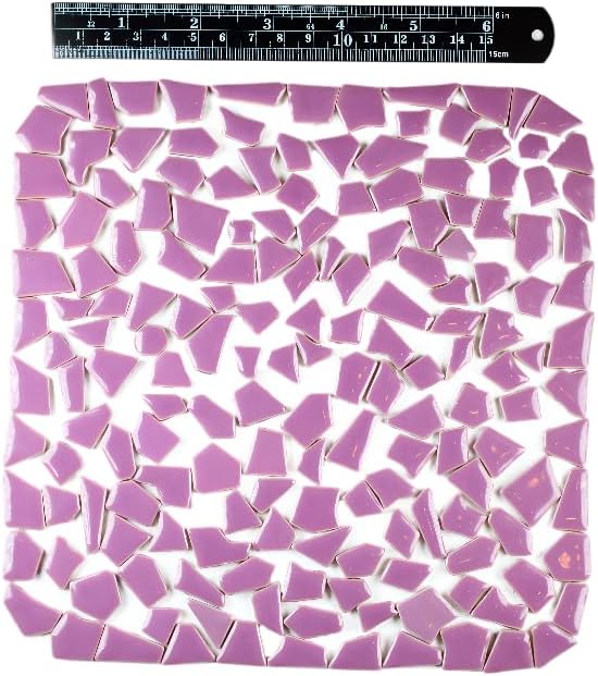 Ceramic Mosaic Tiles for Crafts & Art Projects 200 Grams Vibrant Colors Pieces - Image 4
