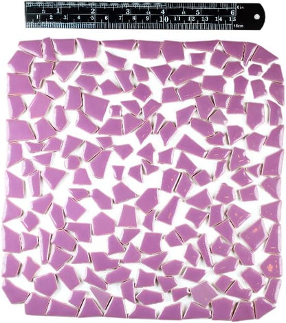 Ceramic Mosaic Tiles for Crafts & Art Projects 200 Grams Vibrant Colors Pieces - Image 4