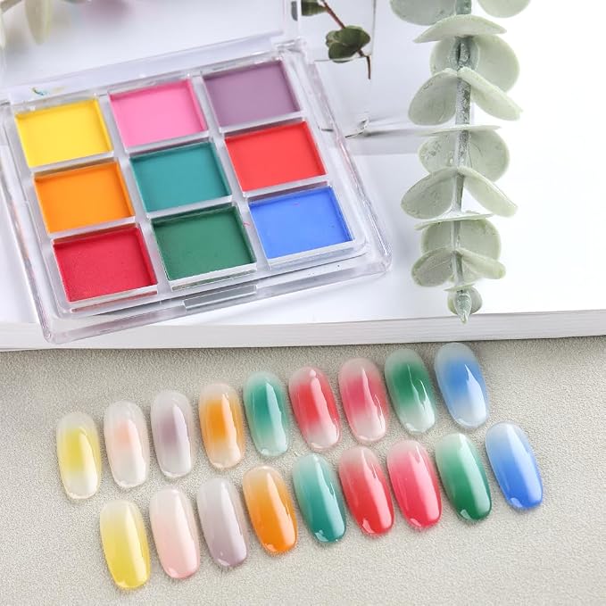18 Colors Neon Phosphor Solid Pigment Powder Set - Image 4