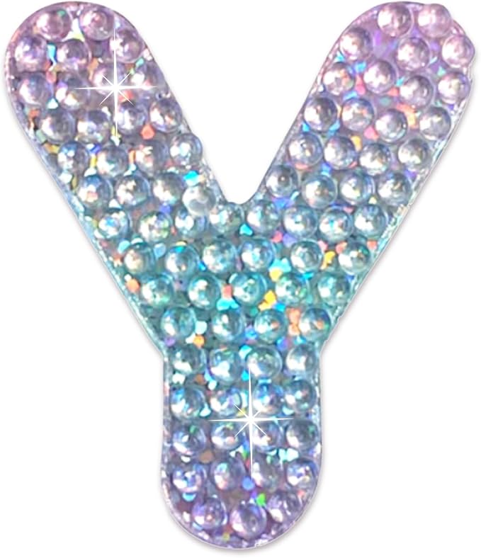 StickerBeans® Rhinestone Alphabet Letter Sticker Y by StickerBeans
