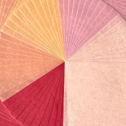 50 Sheets 6 x 6 Inches Natural Fiber Mulberry paper Sheets Square Origami Paper - Image 5