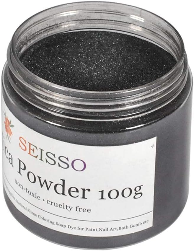SEISSO Sliver Black Mica Powder by SEISSO