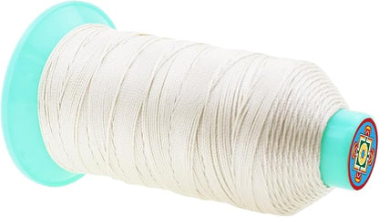Mandala Crafts Bonded Nylon Thread Off White Heavy Duty Sewing Threads - Image 2