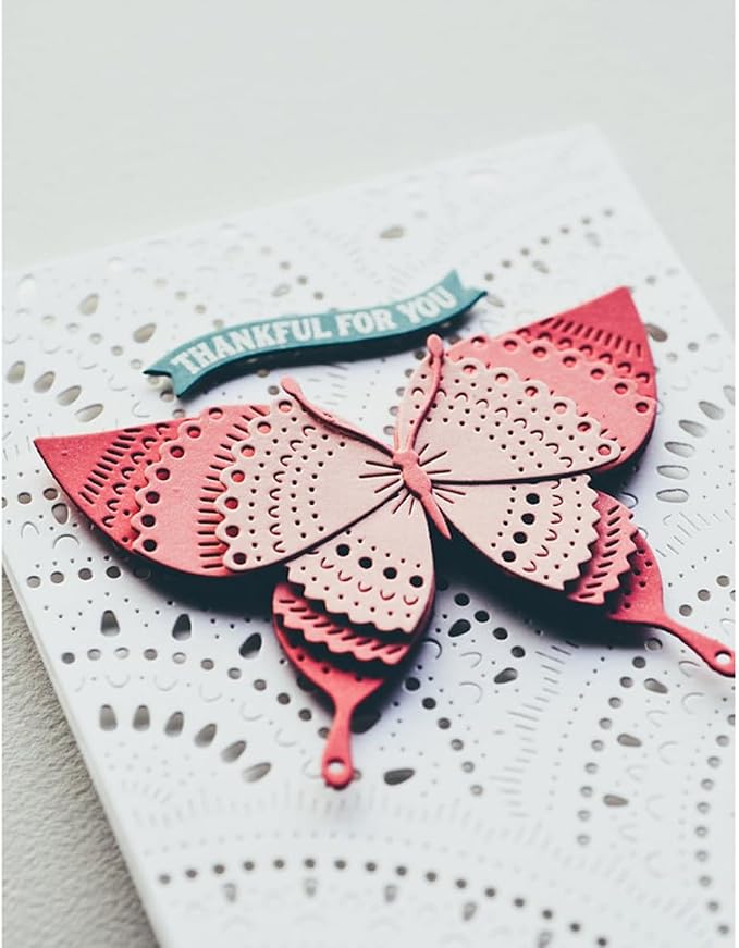 Mvchifay Cutting Dies for Card Making Metal Die-Cuts Scrapbooking Tool Hollow - Image 4
