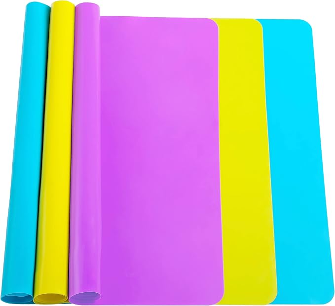 3 Pack Silicone mat Large Silicone Sheets by TDHDIKE