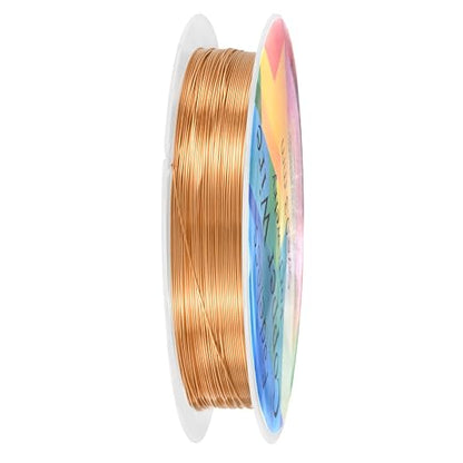 0.3 mm/28 Gauge Copper Wire for Jewelry Making, 49.2FT Copper Beading Craft by MMETERXITY