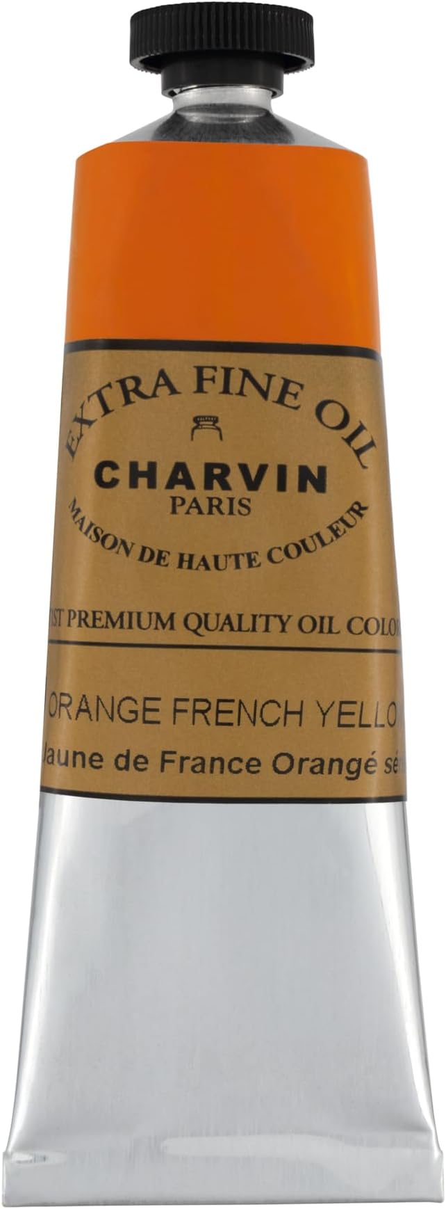 Charvin Extra Fine Oil Paint, French Yellow Orange 60 mL - Image 2