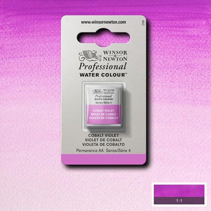 Winsor & Newton Professional Water Colour Paint, Half Pan, Cobalt Violet - Image 6