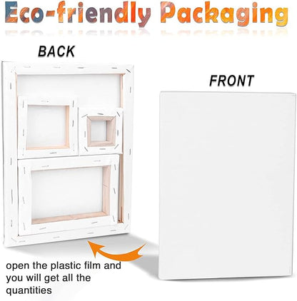 ESRICH 4 Pack Stretched Canvas for Painting - Image 2