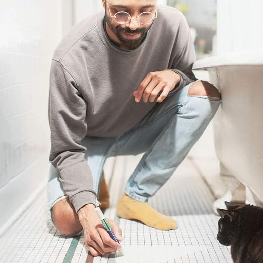 Grout Pen Beige Tile Paint Marker: Waterproof Grout Paint, Tile Grout Colorant - Image 6