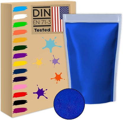 2.2lb/1kg blue Holi color powder rangoli non toxic bulk organic washable by Unknown