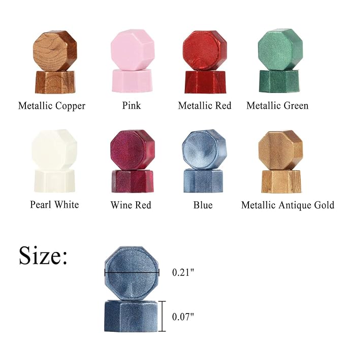 Yoption 360 Pcs Blue Sealing Wax Beads Set - Image 4