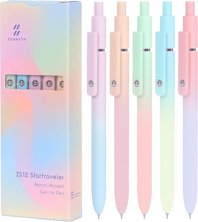 FIOVER Gel Pens, Aesthetic Ballpoint by FIOVER