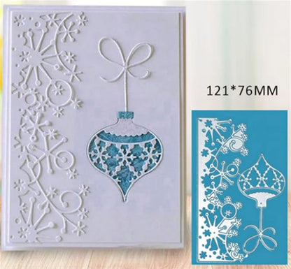 Metal Cutting Dies for Paper Card Making DIY Merry Christams Embossing Stencil by Annchaos