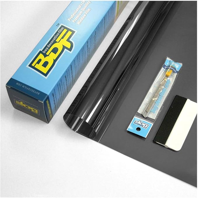 BDF EXNA20 Exterior Window Film Daytime Privacy and Heat Control Natural Black - Image 2