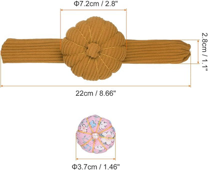 HARFINGTON Wrist Pin Cushions, Sewing Needle Pin Cushion Adjustable Strap - Image 2