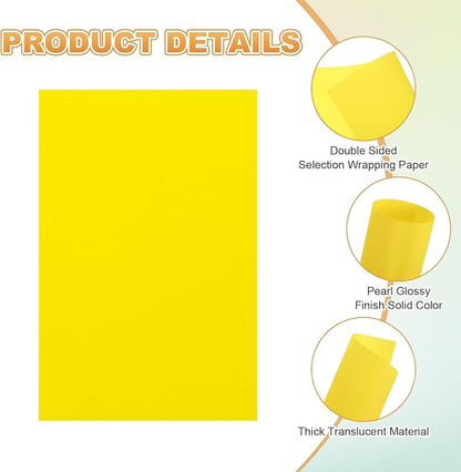 MECCANIXITY 100 Sheet Colored Vellum Paper 4" x 6", 100gsm Translucent - Image 3