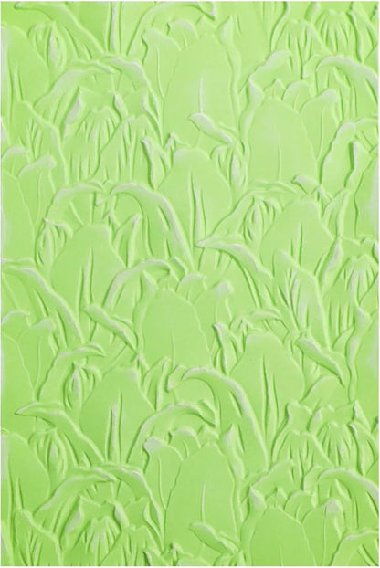 BAOFALI 3D Embossing Folder for Card Making, Leaves Plastic Texture Fades by BAOFALI