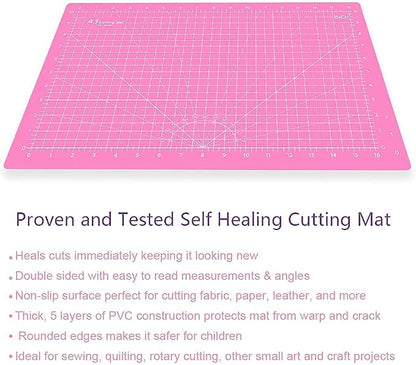 Headley Tools 18"x12" Thickened Self Healing Cutting Mat, A3 Rotary Cutting - Image 9