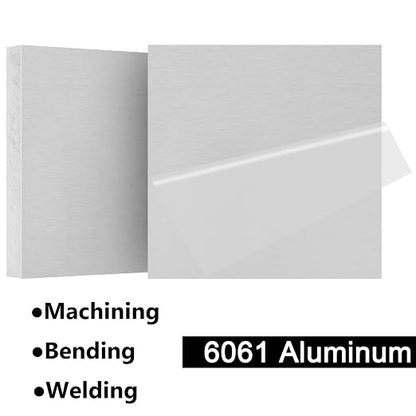 2Pack 6061 T651 Aluminum Sheet Metal 4 x 4 x 1/2Inch Flat Plain Thickened - Image 3
