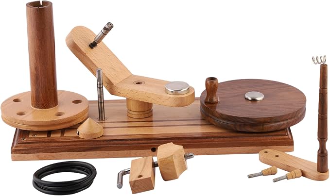 Large Handcrafted Wooden Yarn Winder & Swift – Signature Ball Winder - Image 5
