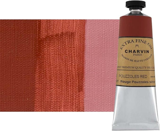 Charvin Extra Fine Oil Paint, Pouzzoles Red 60 mL by Unknown
