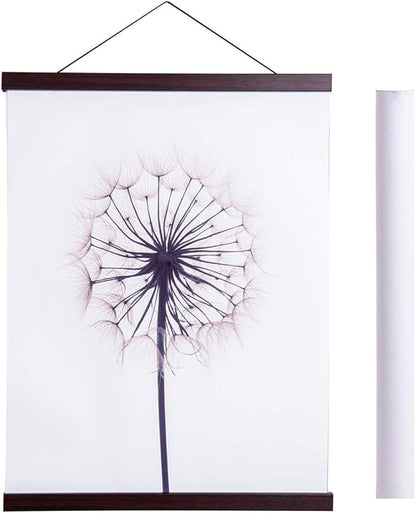 Artmag Magnetic Poster Hanger Frame, 16x24 16x22 16x20 Light Wood Wooden Magnet by Artmag