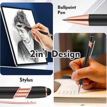 12 PCS 2 in 1 Stylus Ballpoint Pen - Image 2