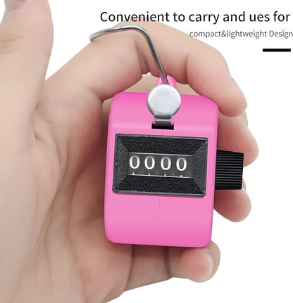 12 Pcs Hand Tally Counter 4-Digit Lap Counter Clicker, Manual Mechanical - Image 5