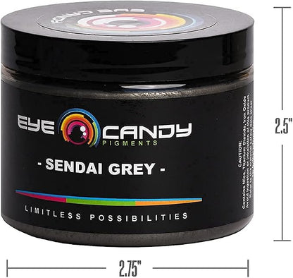 Eye Candy Pigments Premium Grey Mica Powder - Image 8