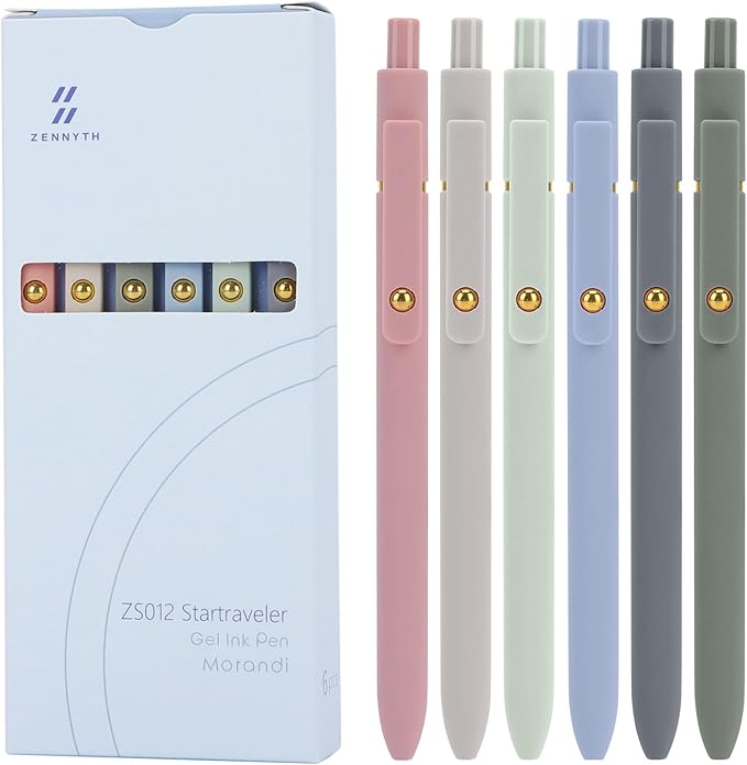 Ddaowanx Gel Pens, 0.5mm Fine Point Quick Dry Blue Ink Pens Retractable by Ddaowanx