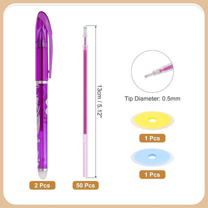 PATIKIL 2Pcs Erasable Gel Pens - Image 2