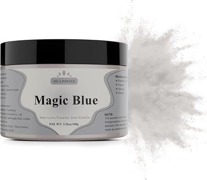 Mica Powder - 100g Mica Powder for Epoxy Resin - Metallic Color Pigment for by Yipoyilo