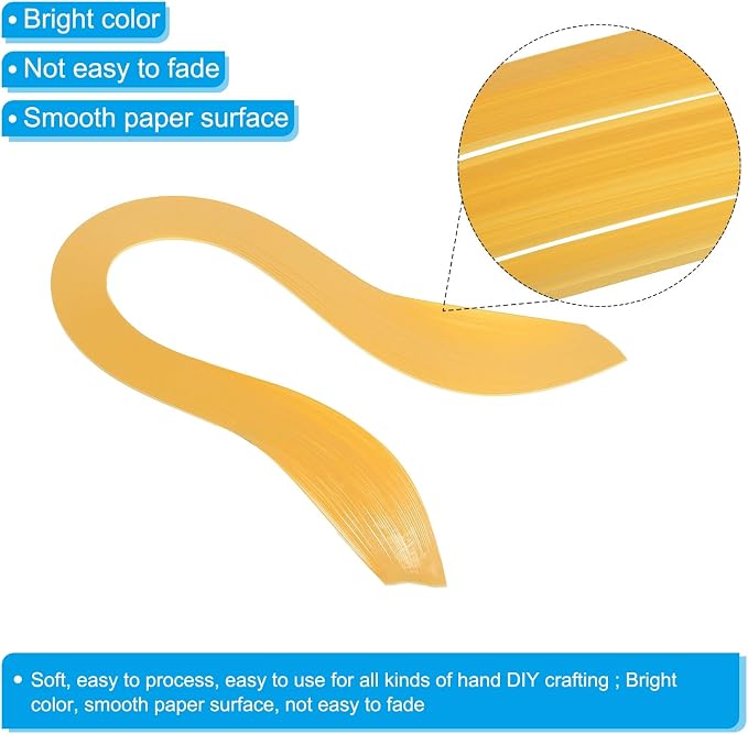 PATIKIL Quilling Strips Paper 600pcs 1.5mm 39cm Origami Paper Quilling Kits - Image 3