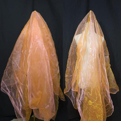 Two-Tone Iridescent Holographic Organza Fabric - Image 8