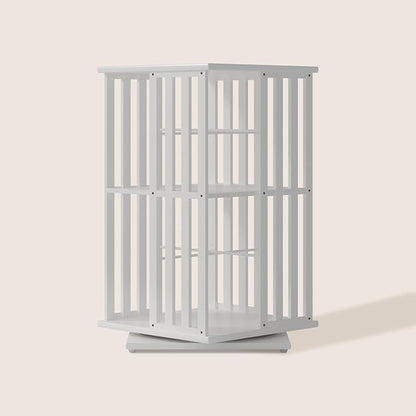 XIMN 360° Rotating Bamboo CD/DVD Shelf by ModernLivingPerfected