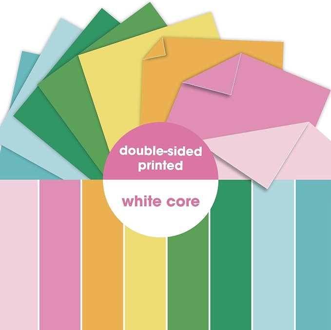160 sheets Essential Variety Pack Cardstock Paper Pad 4 Pack 32 colors - Image 5