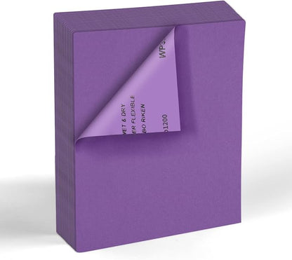 MAXMAN 1200 Grit Sandpaper 20 PCS, Wet Dry Sandpaper Sheets 9 x 11 Inch by MAXMAN
