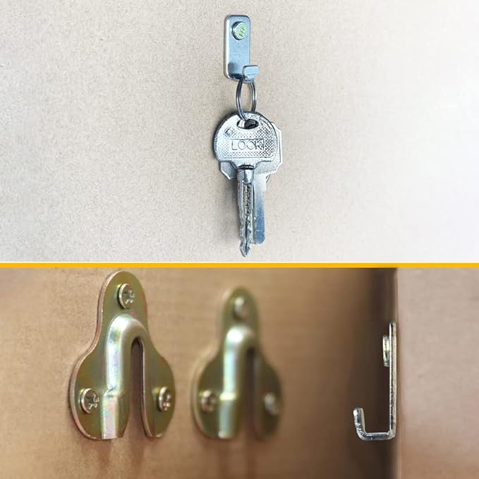 10pcs Heavy Duty T-Head J-Shaped Hangers 304 Stainless Steel Wall Mounted Mini - Image 4