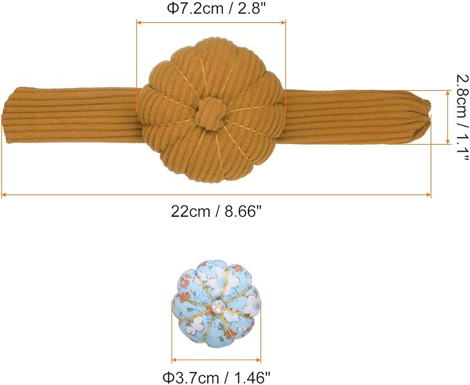 HARFINGTON Wrist Pin Cushions, Sewing Needle Pin Cushion Adjustable Strap - Image 2