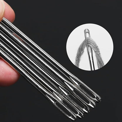 8" Professional Upholstery Needle 20cm Length 3mm Thickness, Big Eye Hand - Image 6